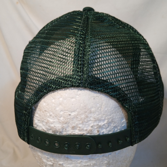 NWOT* Vintage Green Safety Snapback Trucker Hat Cap - Picture 4 of 6